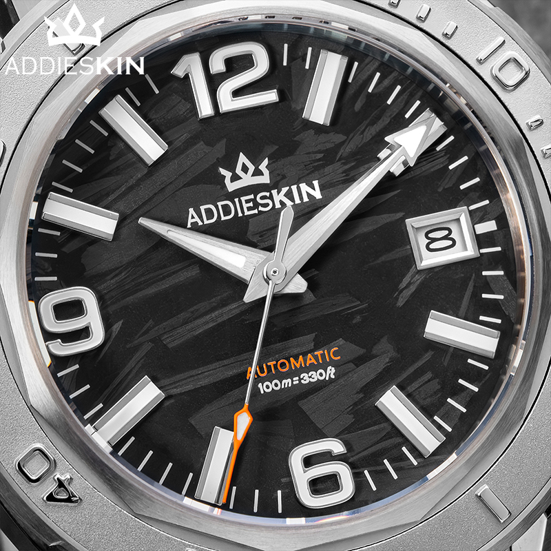 Luxury Watch Second Hand - AddiesKin Miyota9015 Reloj mecánico para Hombre,