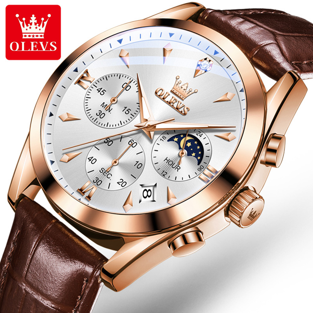 Luxury Watch Holder For Men - OLEVS nuevo reloj de cuarzo de