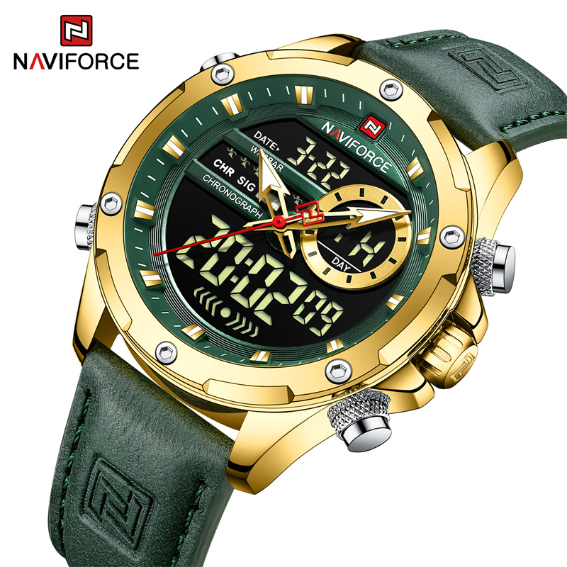 Naviforce-Reloj de pulsera de  - Luxury Watch Holder For Men reseña y precio
