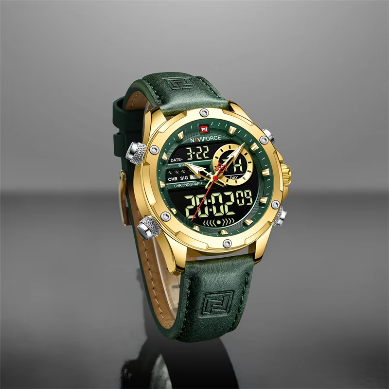 Naviforce-Reloj de pulsera de  - Luxury Watch Holder For Men reseña y precio