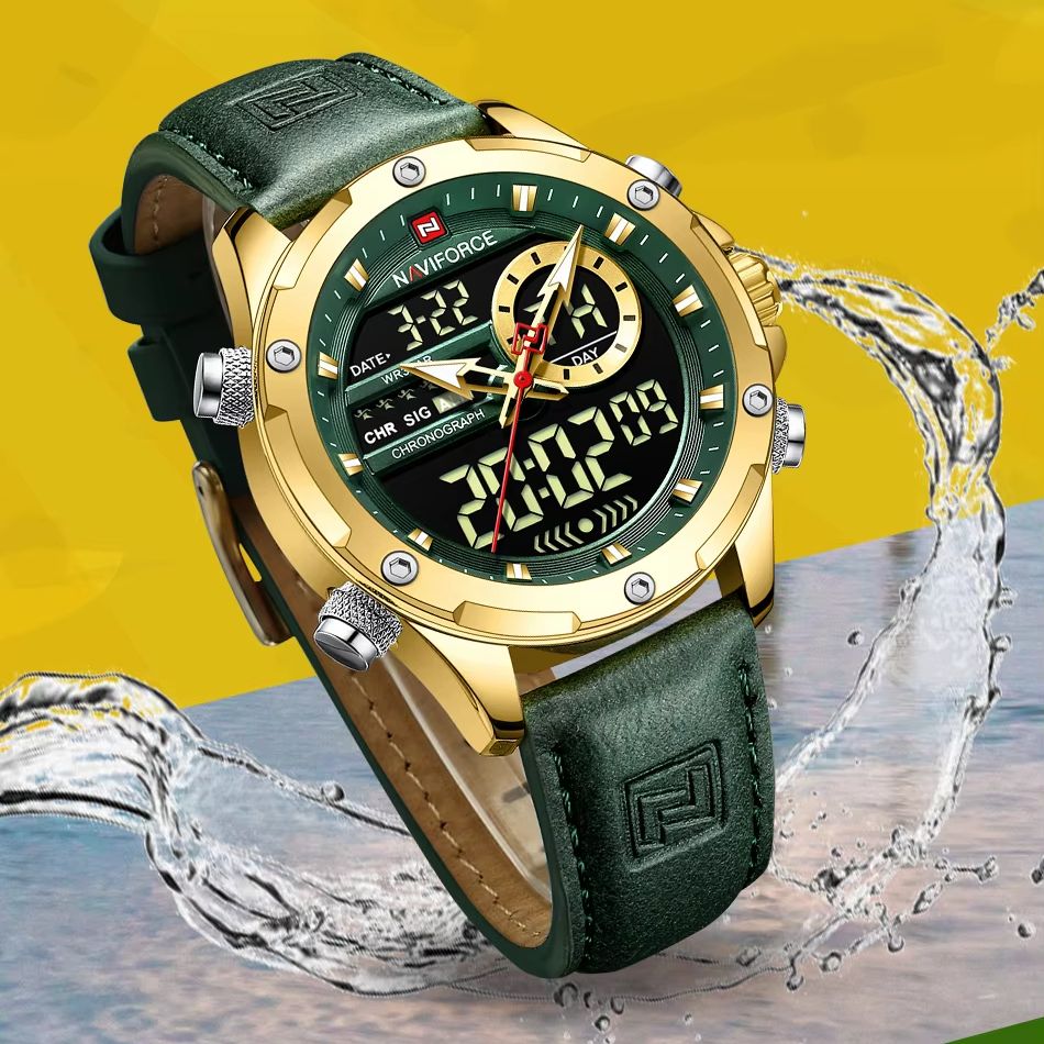 Naviforce-Reloj de pulsera de  - Luxury Watch Holder For Men reseña y precio
