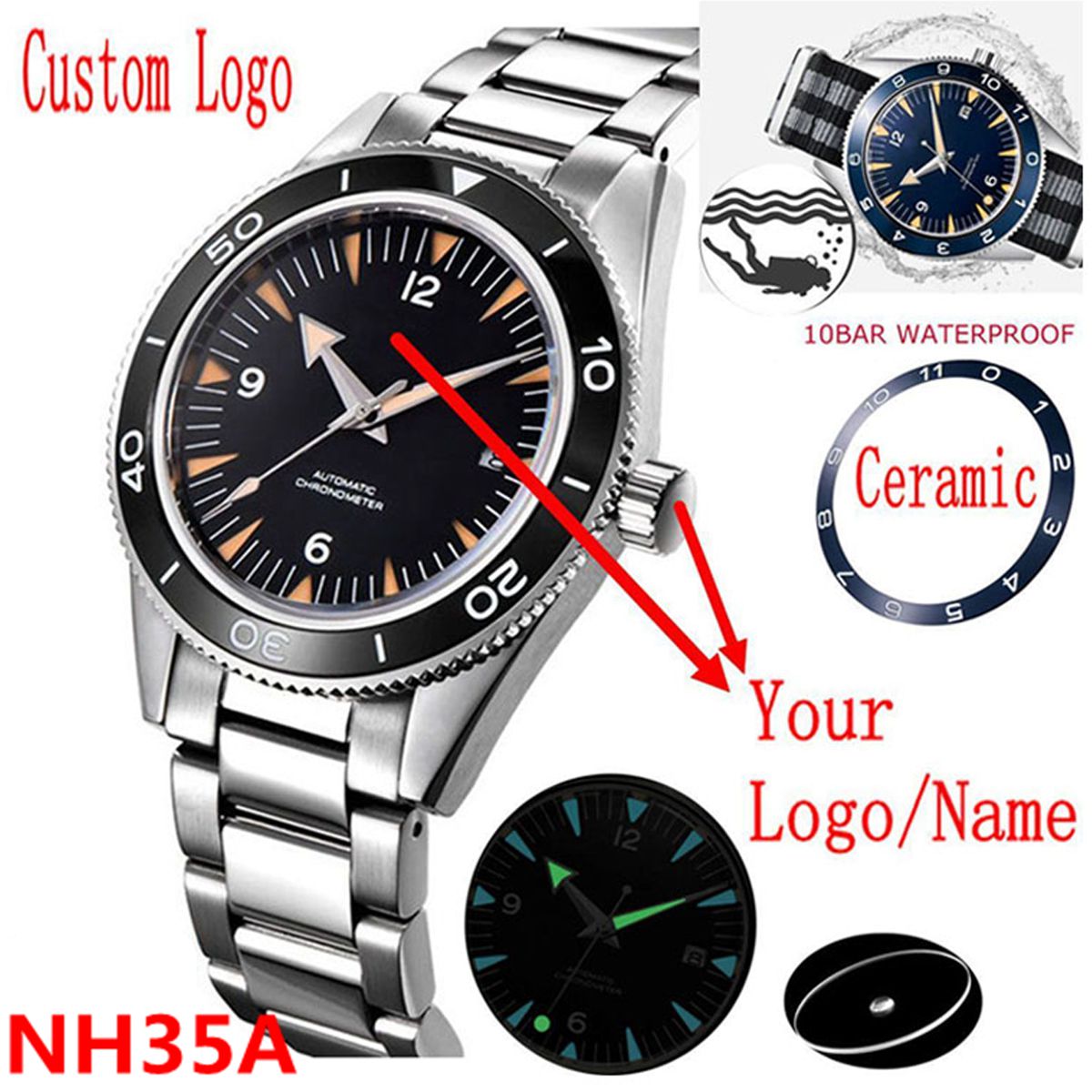 Reloj con movimiento NH35 con  - Luxury Watch Collection reseña y precio