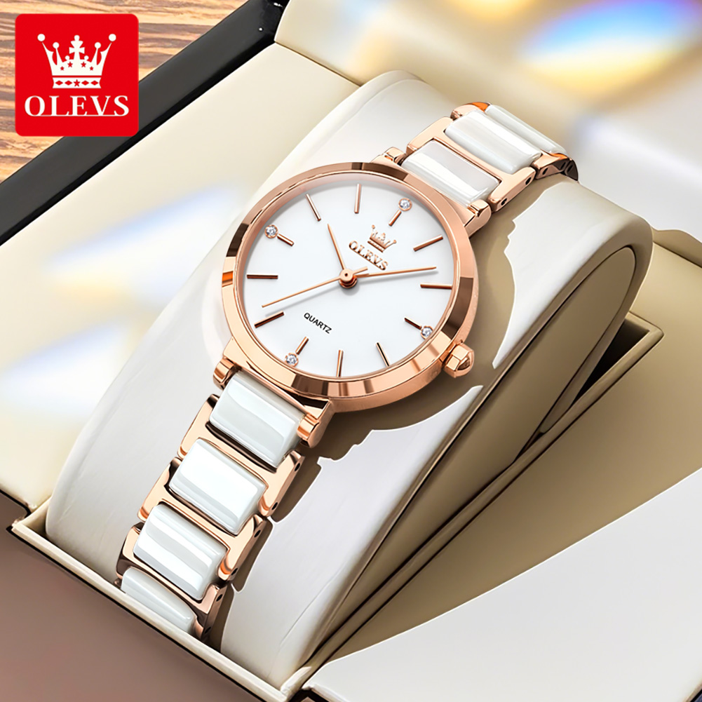OLEVS Reloj de mujer 5877 Relo - Luxury Watch Case reseña y precio