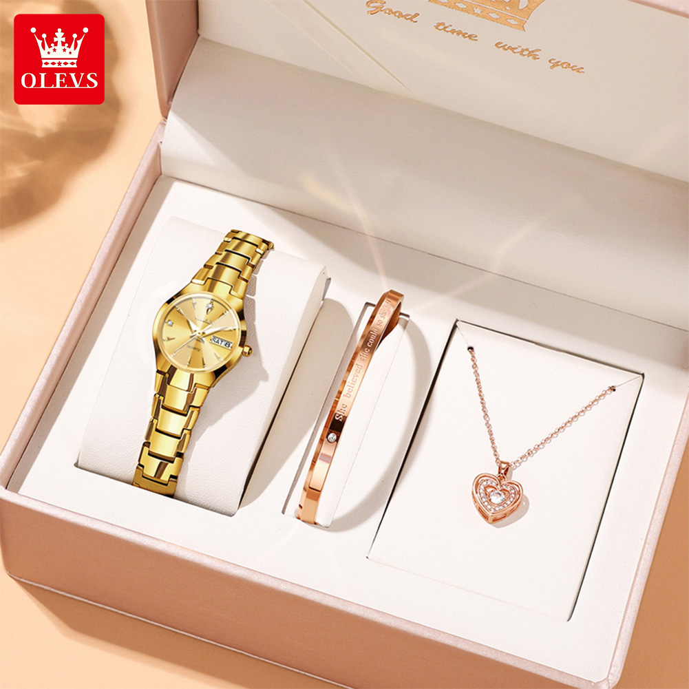 OLEVS reloj de mujer 8697 relo - Luxury Watch Lady reseña y precio