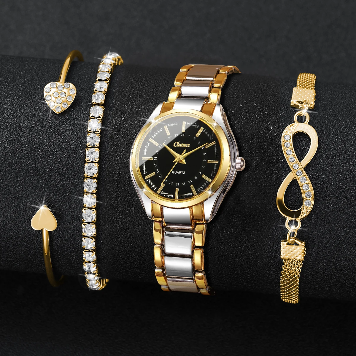 Conjunto de 4 relojes elegante - Luxury Watch Collection reseña y precio