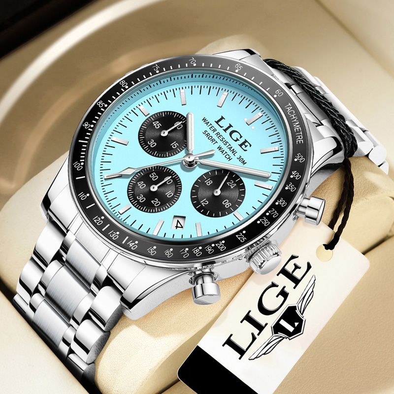 Reloj LIGE de Lujo para Hombre - Luxury Watch Holder For Men reseña y precio