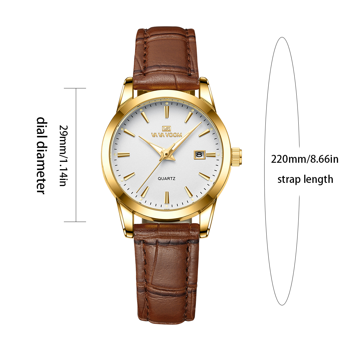 Relojes de mujer moda 29mm Min - Perpetual Calendar Watch reseña y precio
