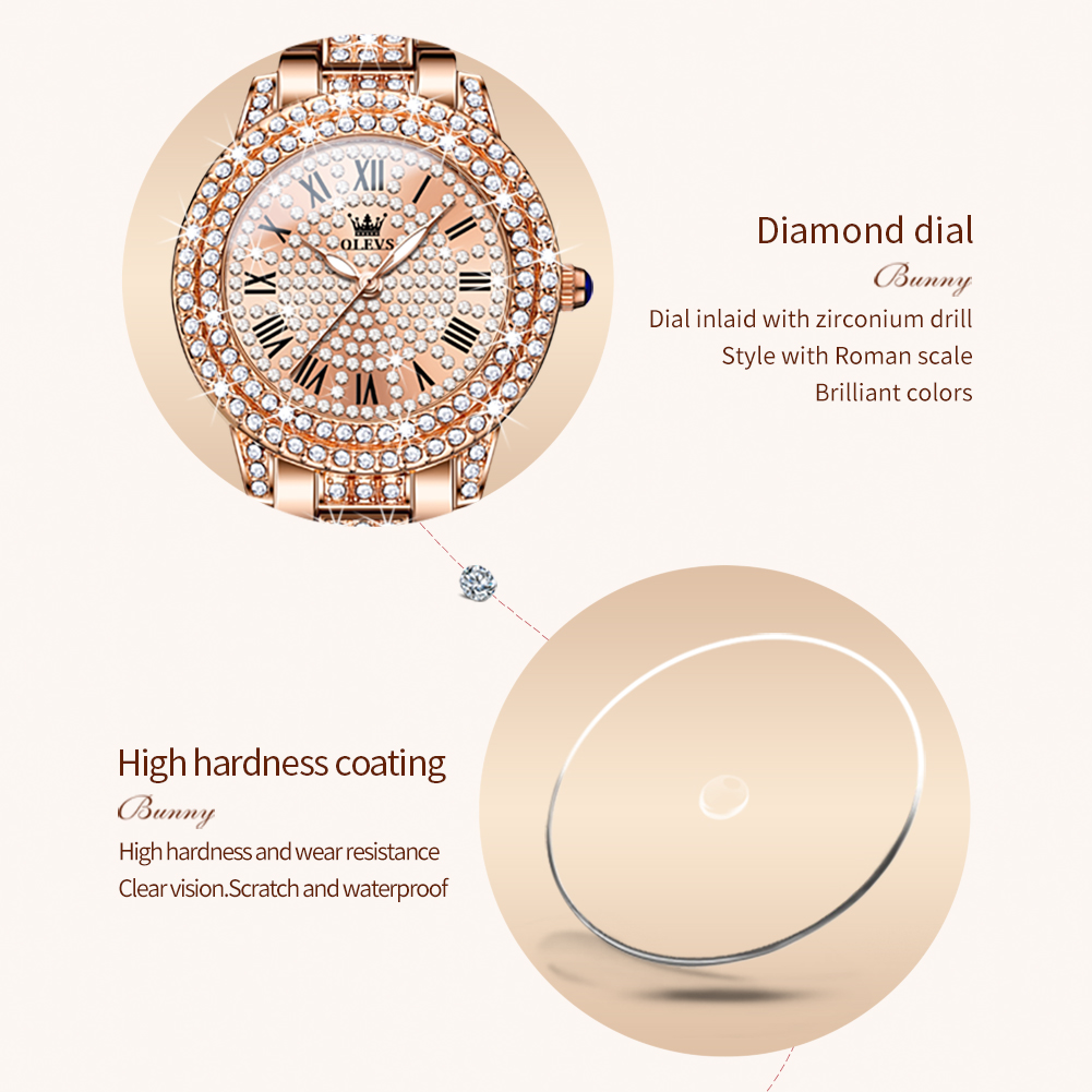 OLEVS 9943 reloj de cuarzo Ori - Luxury Watch Lady reseña y precio